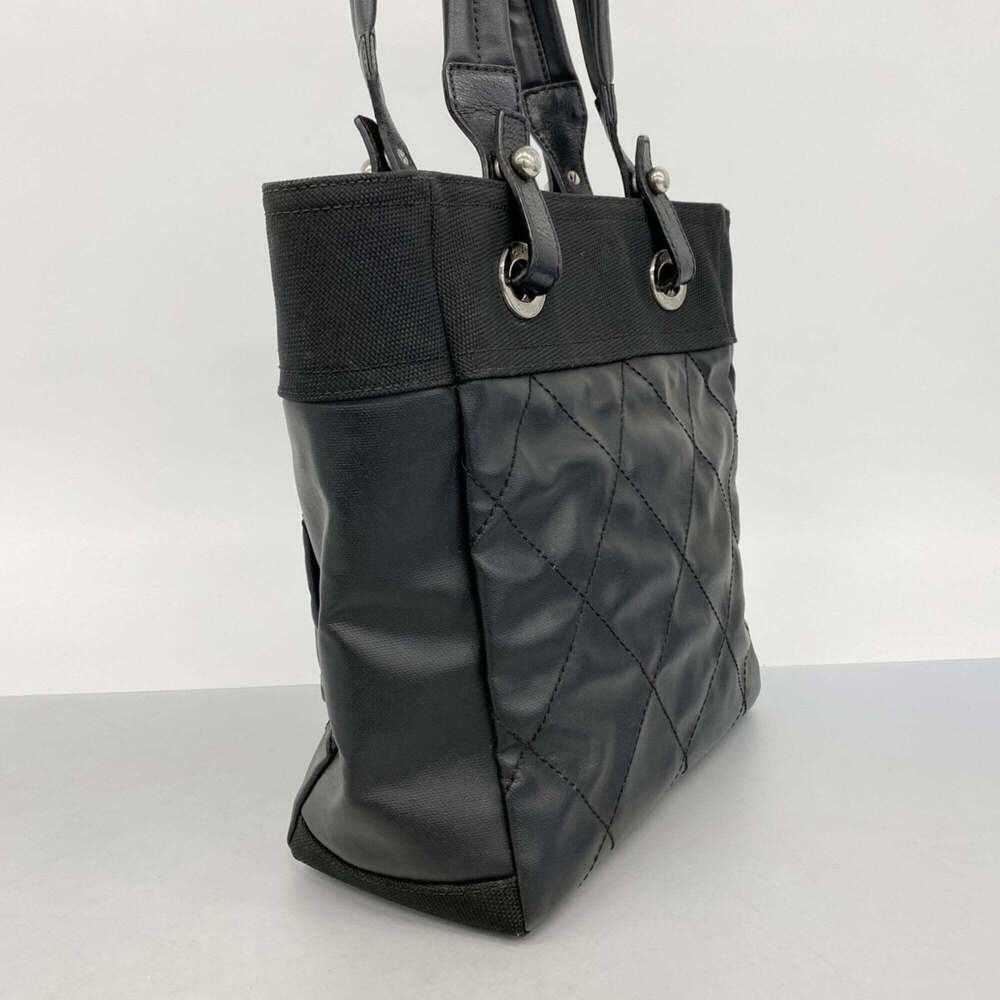 CHANEL Black Canvas Tote Bag - Picture 2 of 9